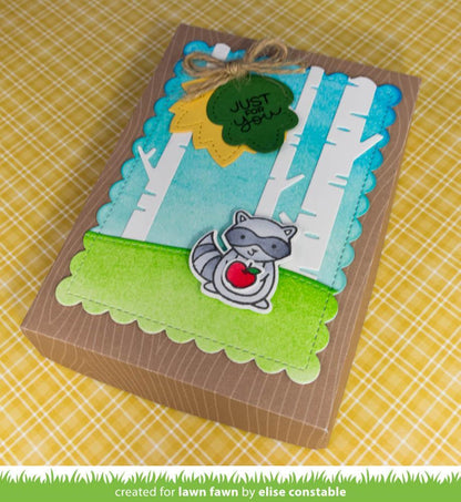 Lawn Fawn - Outside In Stitched Scalloped Rectangle Stackables
