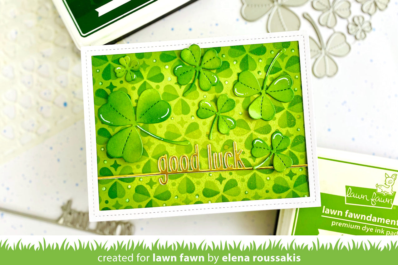 Lawn Fawn - Good Luck Line Border