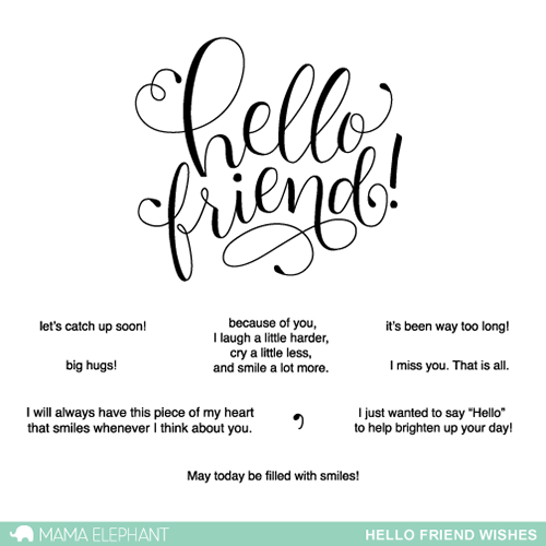 Mama Elephant - Hello Friend Wishes