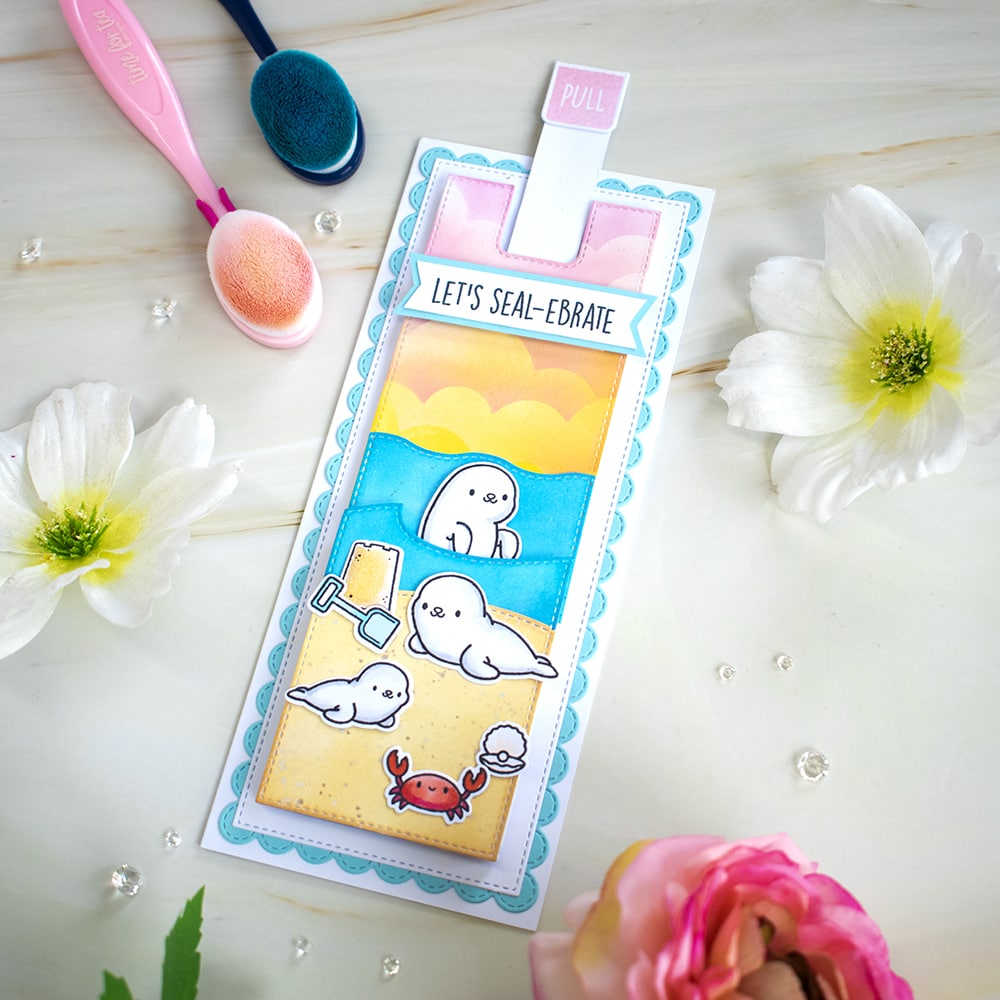 Heffy Doodle - Breaking Waves Border Dies