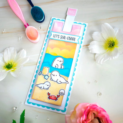 Heffy Doodle - Breaking Waves Border Dies