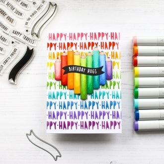 Heffy Doodle - Wavy Banner Sentiments
