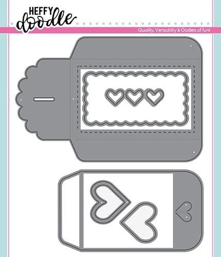 Heffy Doodle - Heart Gift Card Pocket Die