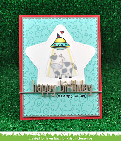 Lawn Fawn - Happy Birthday Line Border
