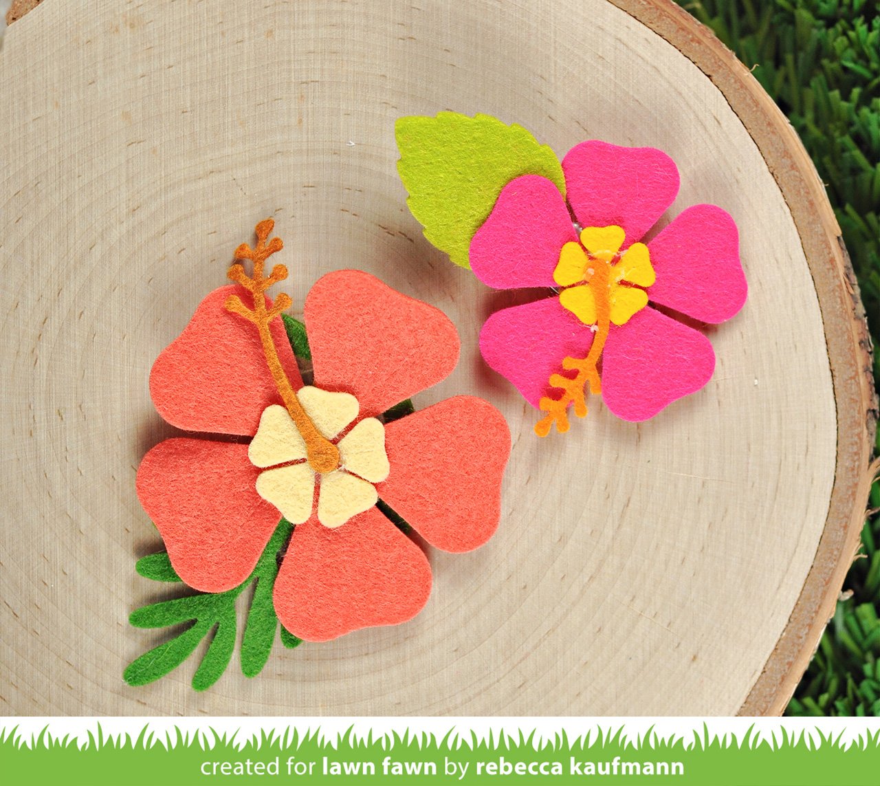 Lawn Fawn - Happy Hibiscus