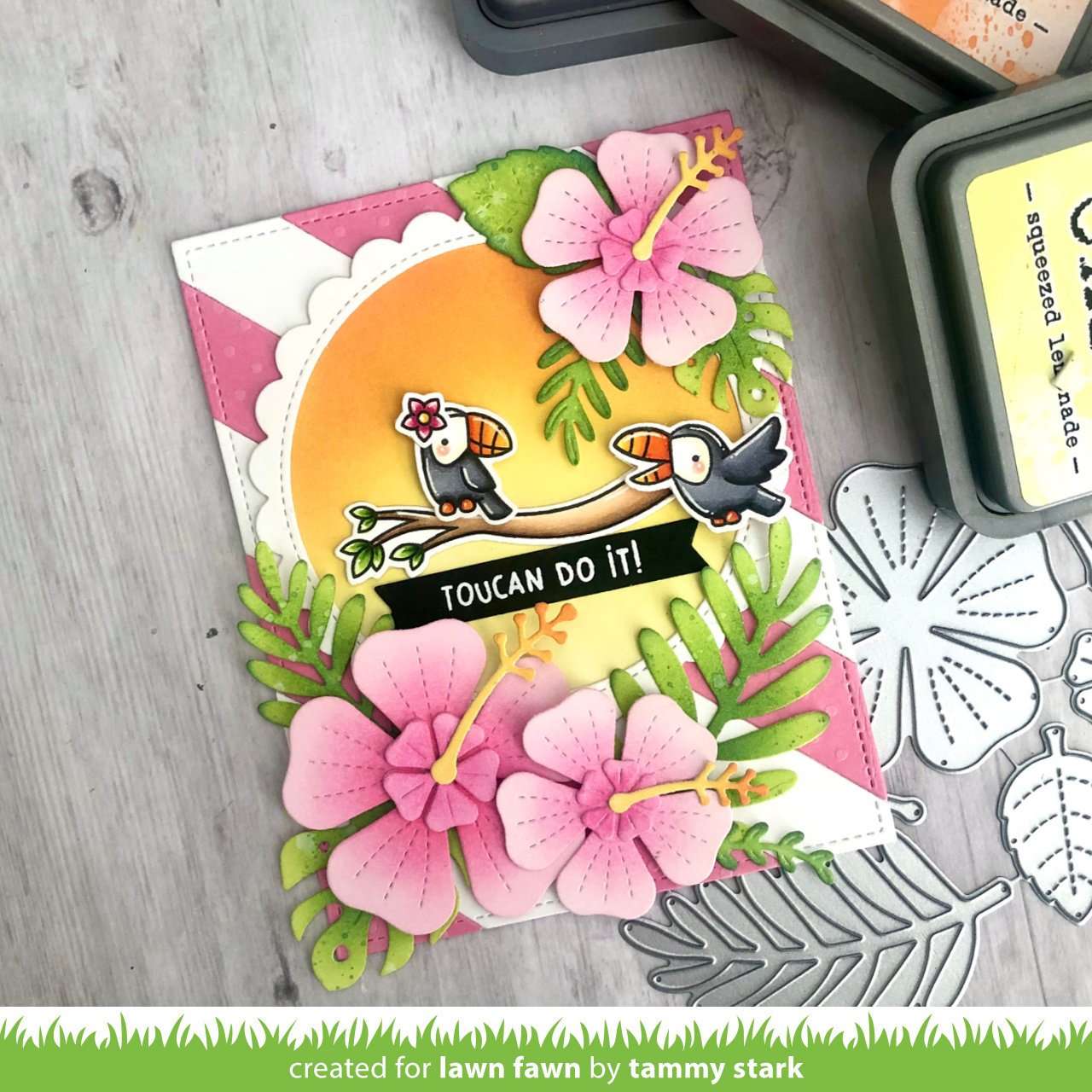 Lawn Fawn - Happy Hibiscus
