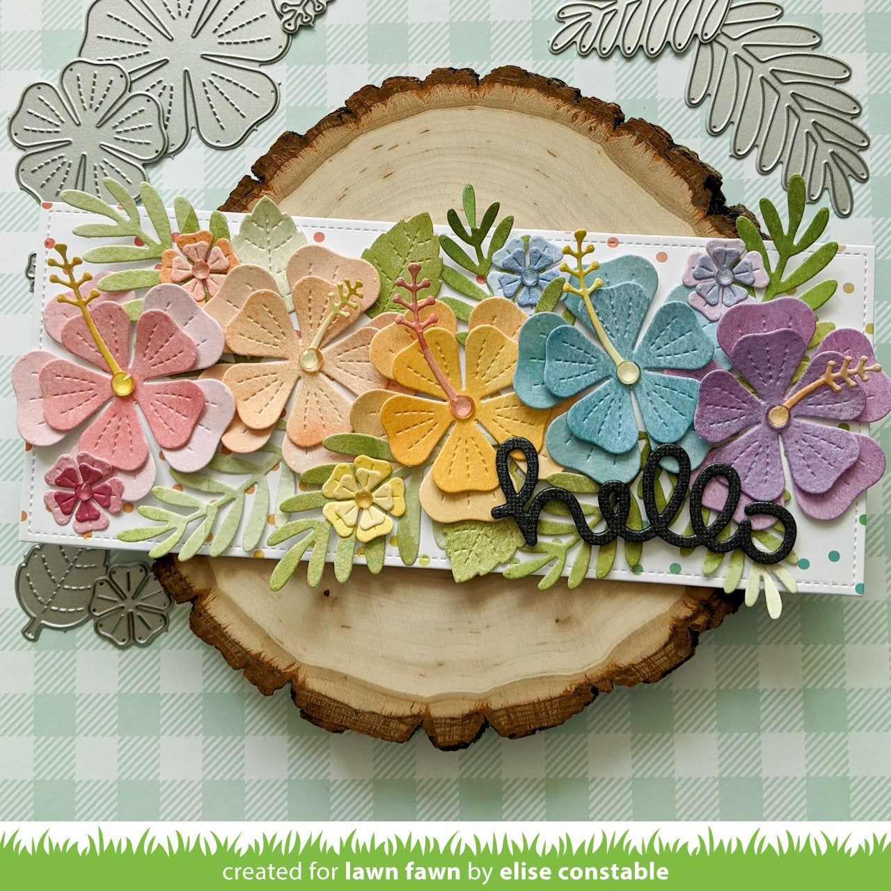 Lawn Fawn - Watercolor Wishes Rainbow - Petite Paper Pack 6x6"