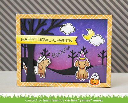 Lawn Fawn - Stitched Tree Borders