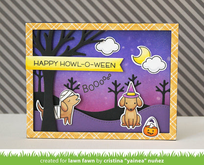 Lawn Fawn - Leafy Tree Backdrop: Landscape