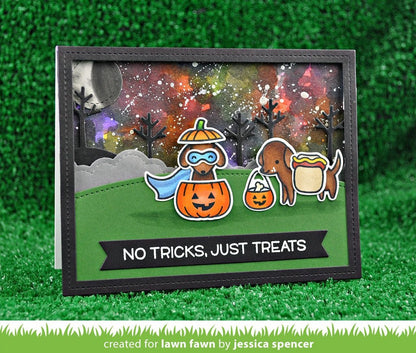 Lawn Fawn - Stitched Tree Borders