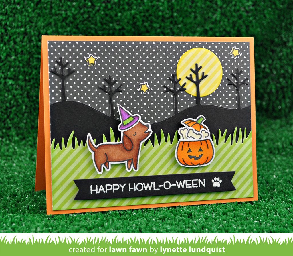 Lawn Fawn - Stitched Tree Borders