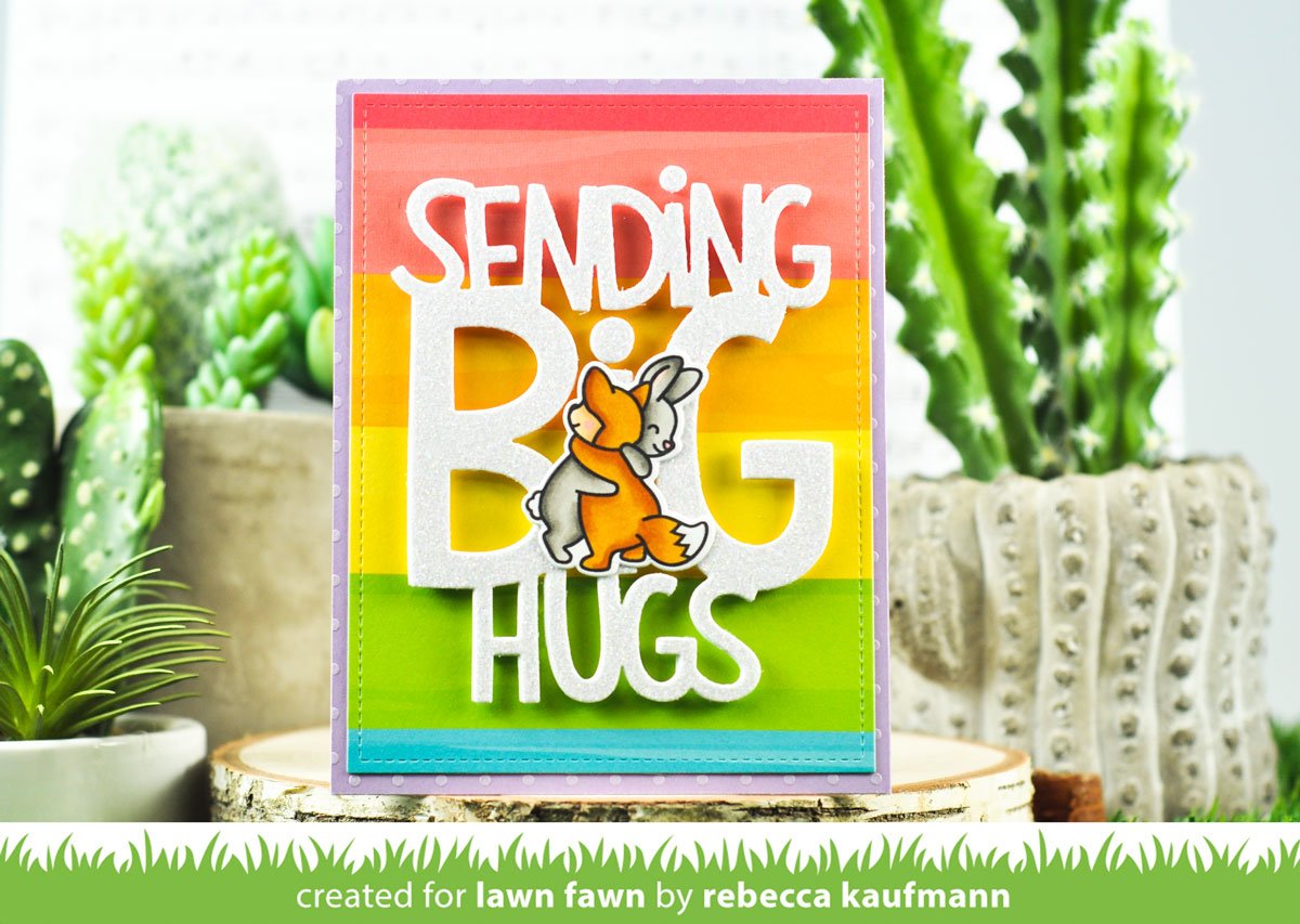 Lawn Fawn - Giant Sending Big Hugs