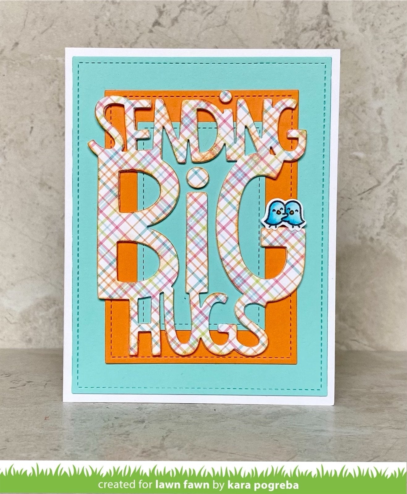 Lawn Fawn - Giant Sending Big Hugs