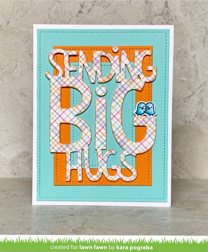 Lawn Fawn - Giant Sending Big Hugs