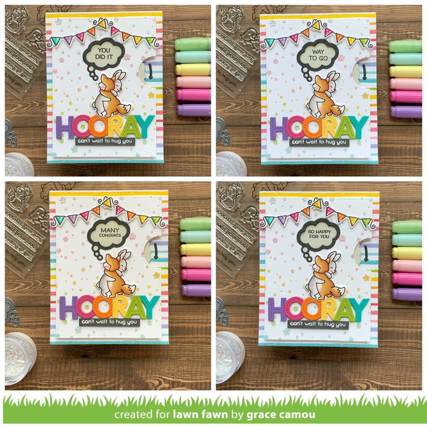 Lawn Fawn - Happy Hugs