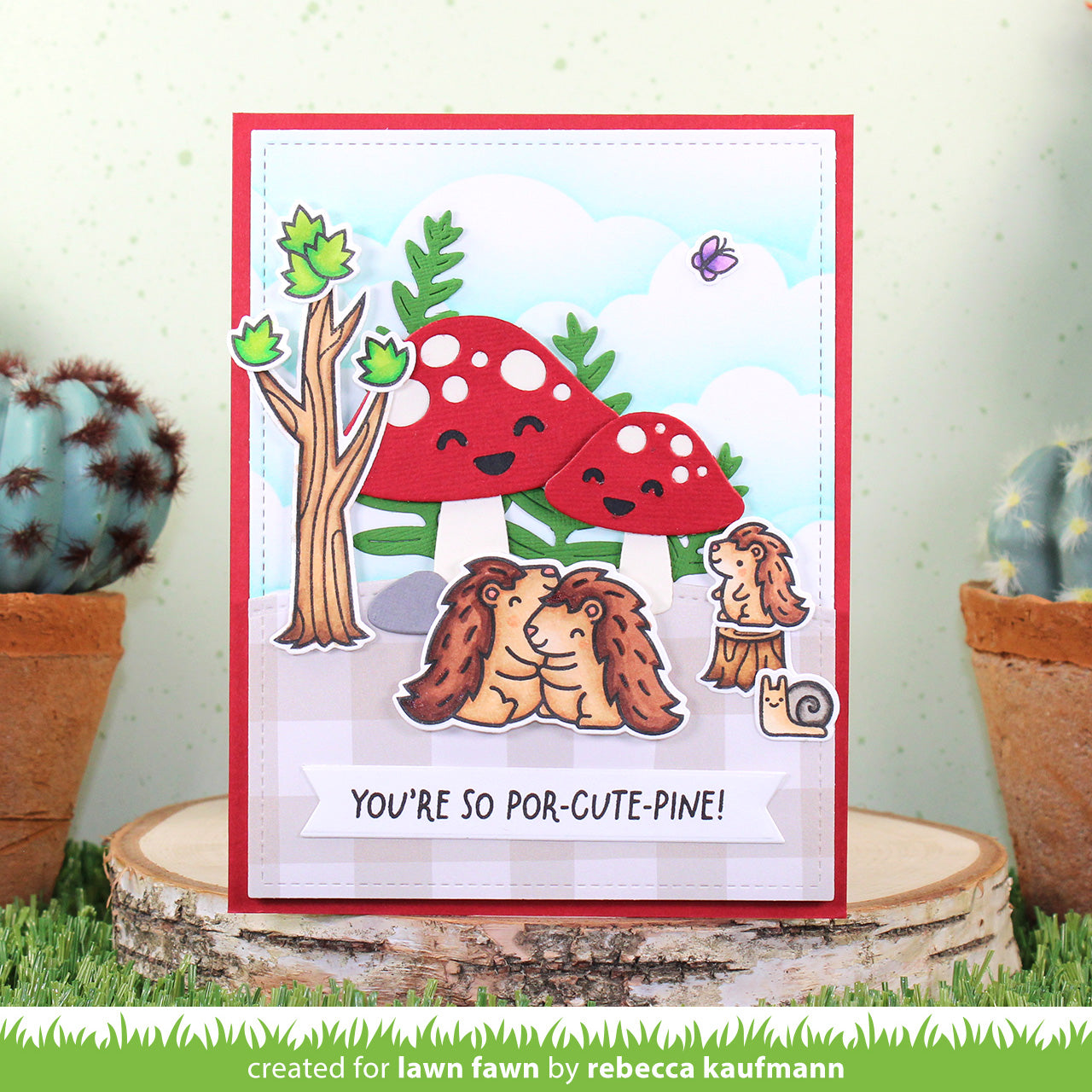 Lawn Fawn - Happy Mushrooms