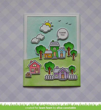 Lawn Fawn - Happy Village