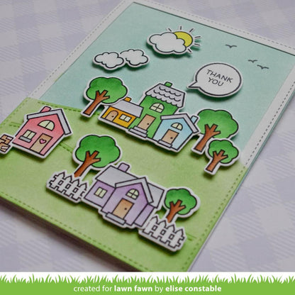 Lawn Fawn - Happy Village