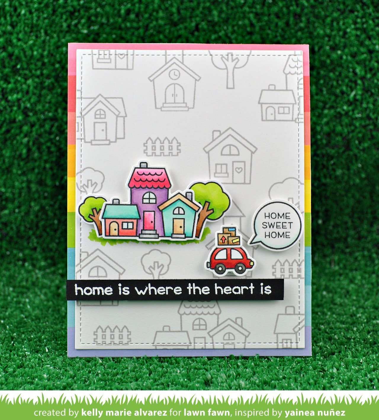 Lawn Fawn - Happy Village