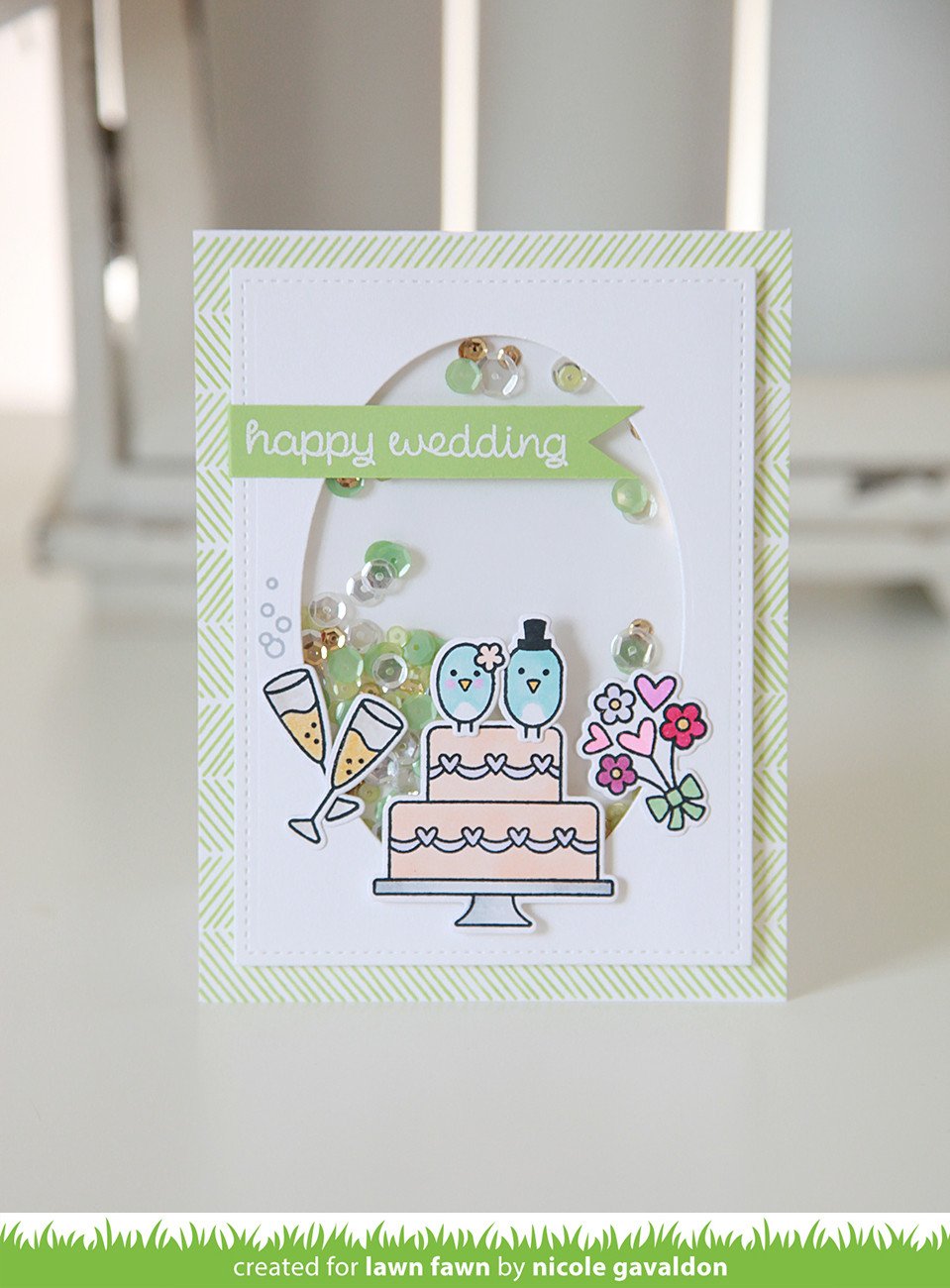 Lawn Fawn - Happy Wedding