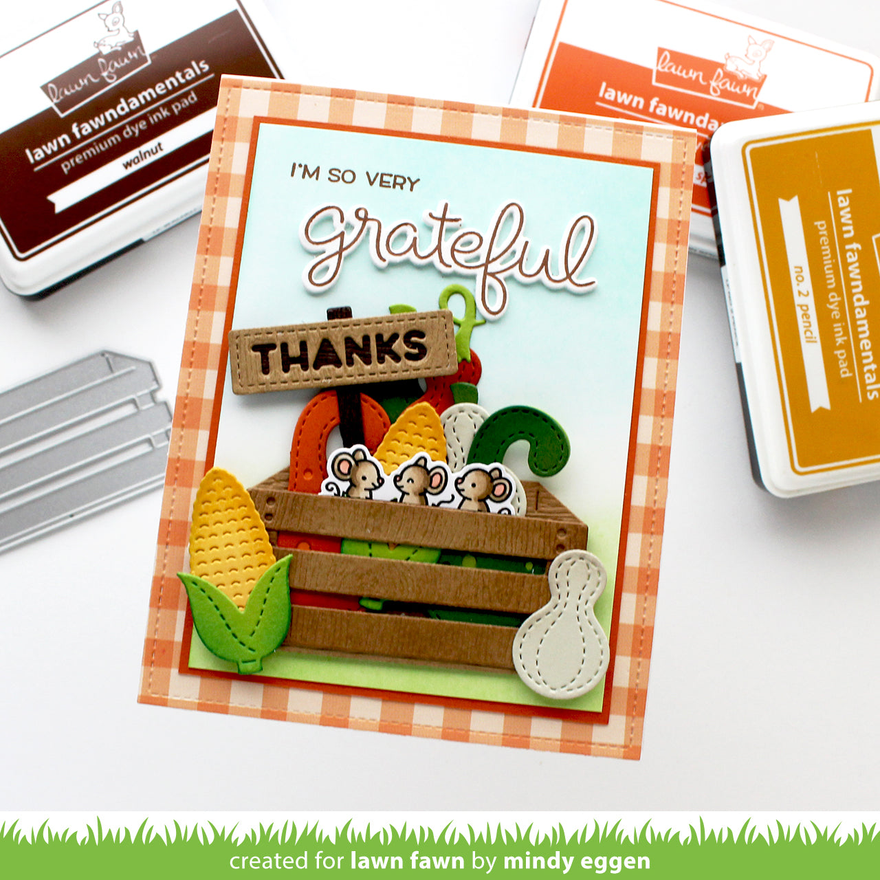 Lawn Fawn - Hay There, Hayrides! Mice Add-On