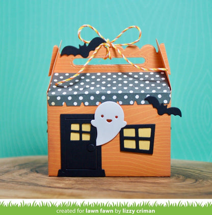 Lawn Fawn - Scalloped Treat Box Haunted House Add-on