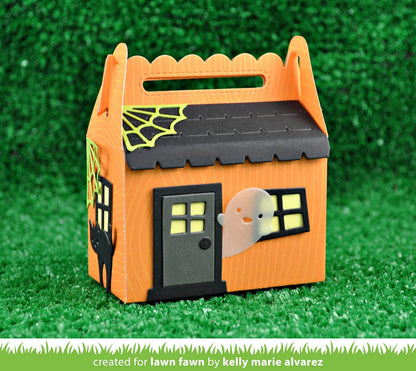 Lawn Fawn - Scalloped Treat Box Haunted House Add-on