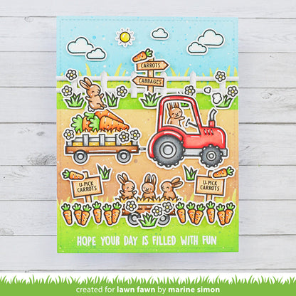 Lawn Fawn - Hay There, Hayrides! Bunny Add-On