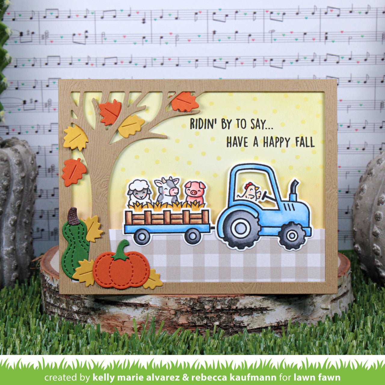 Lawn Fawn - Hay There, Hayrides!