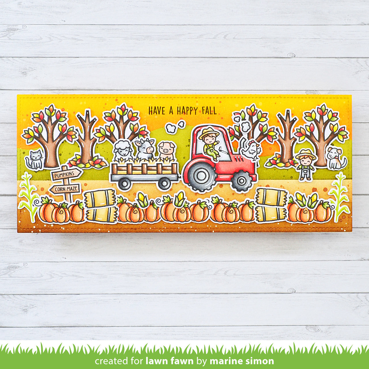 Lawn Fawn - Hay There, Hayrides!