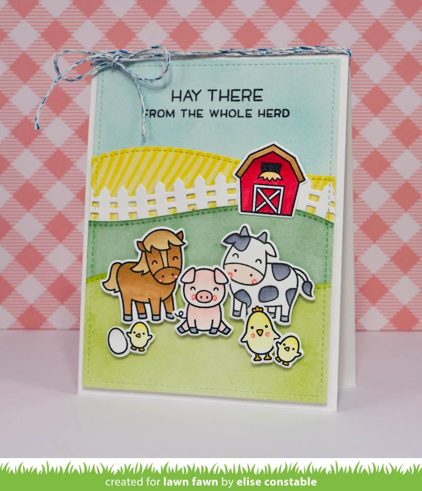 Lawn Fawn - Hay There