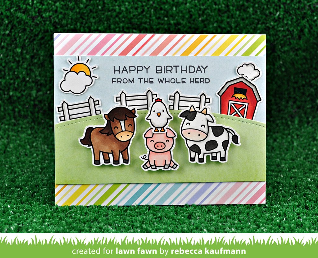 Lawn Fawn - Hay There