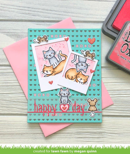 Lawn Fawn - Happy Heart Day Line Border