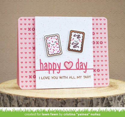 Lawn Fawn - Happy Heart Day Line Border