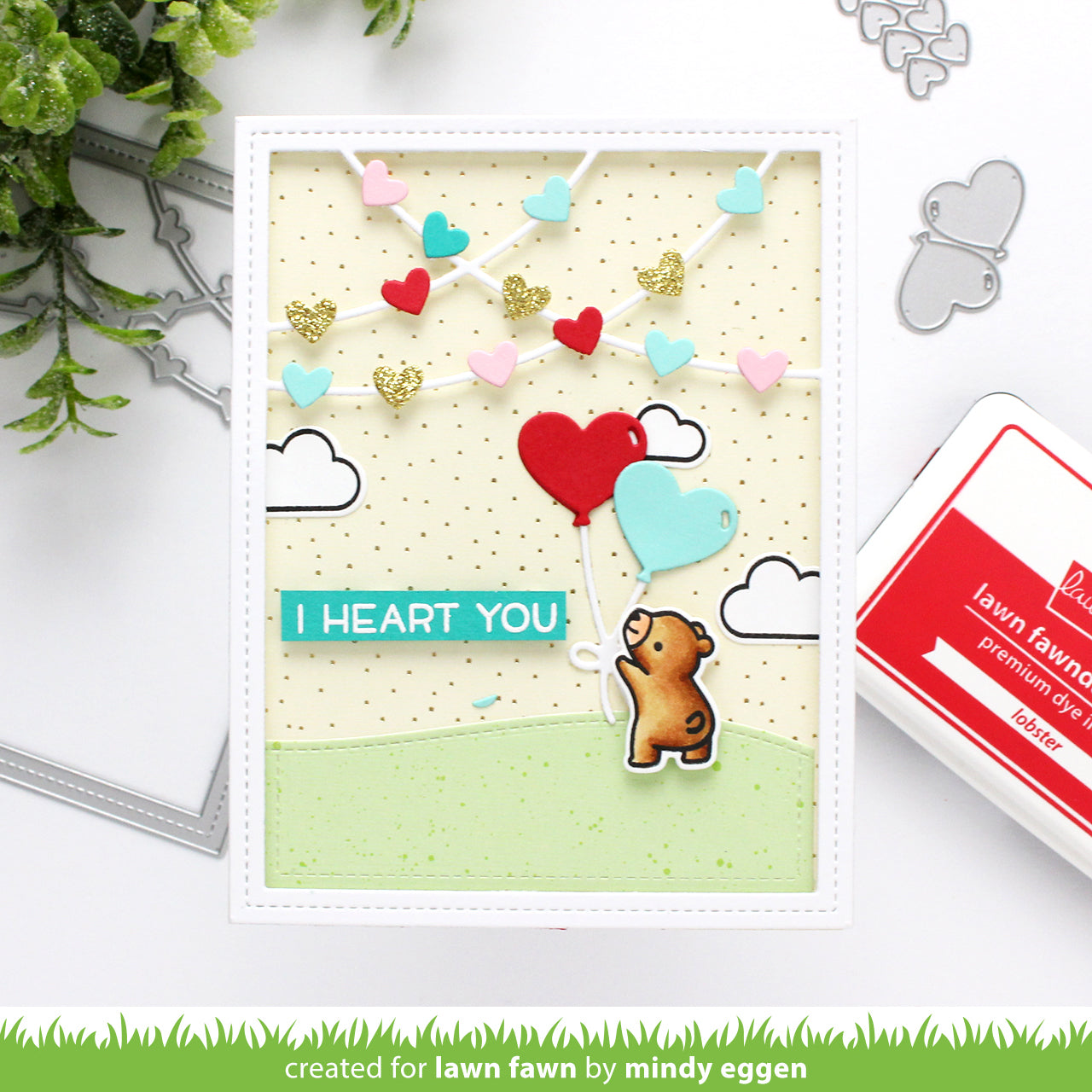 Lawn Fawn - Simply Celebrate Hearts