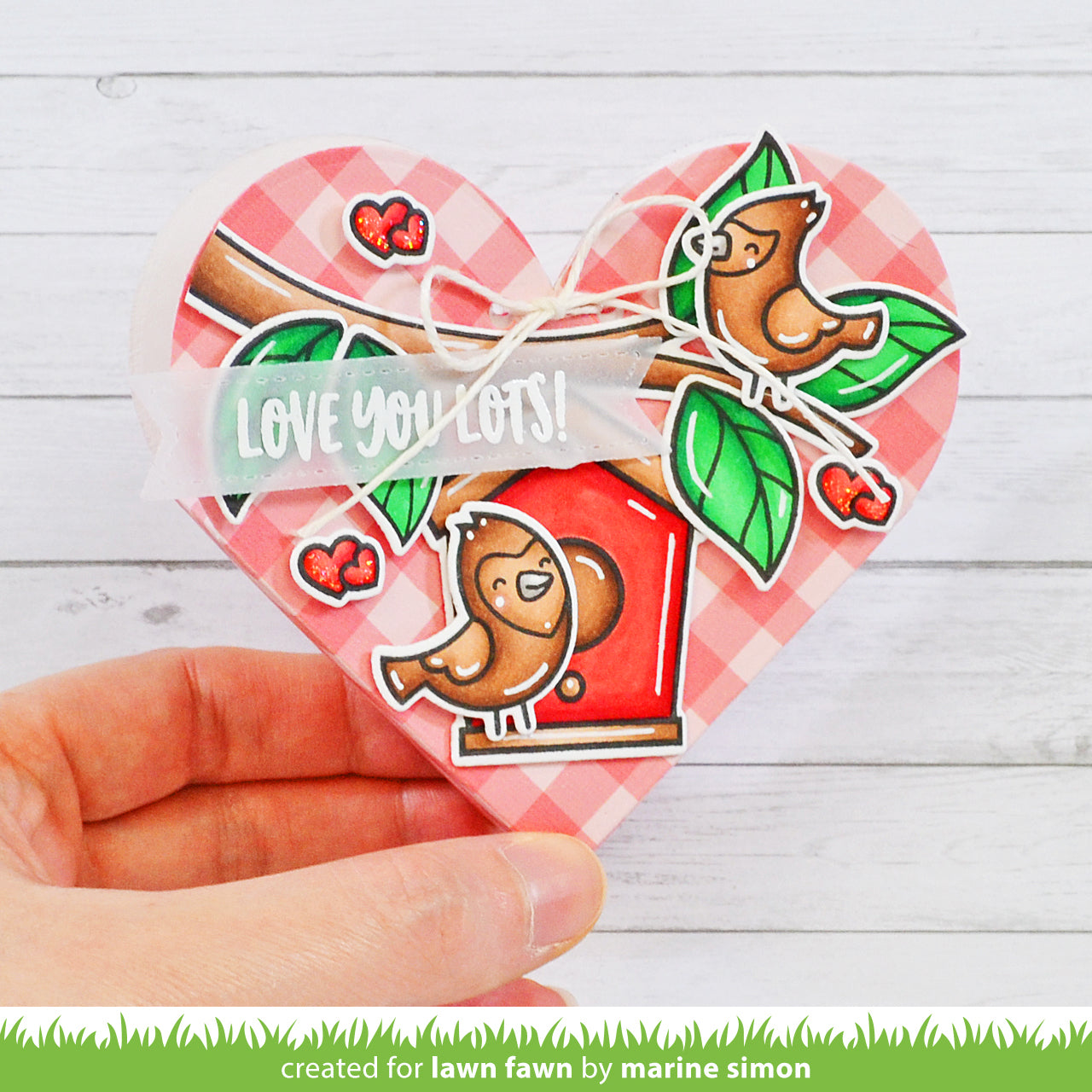 Lawn Fawn - Heart Pouch