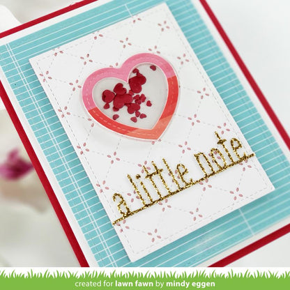 Lawn Fawn - a Little Note Line Border