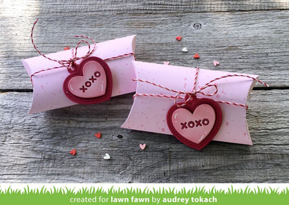 Lawn Fawn - Heart Shaker Gift Tag