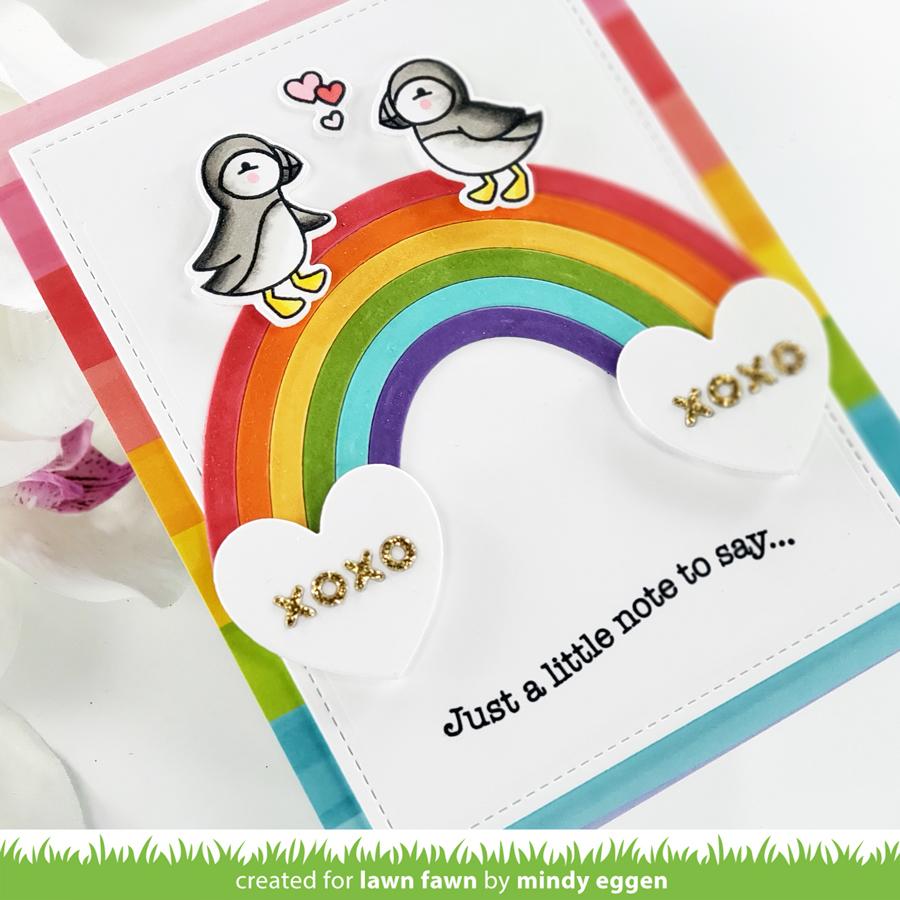 Lawn Fawn - Heart Shaker Gift Tag