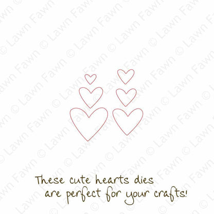 Lawn Fawn - Hearts