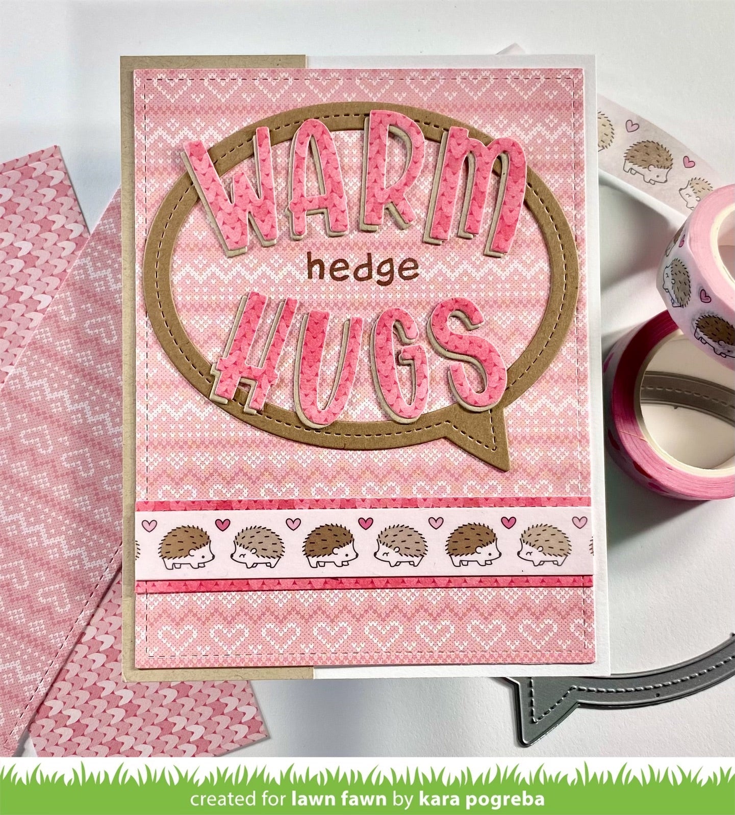Lawn Fawn - Hedgehugs Washi Tape