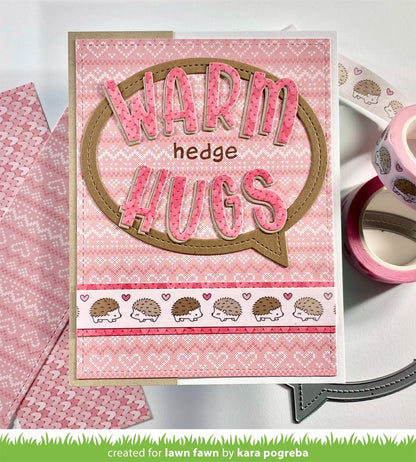 Lawn Fawn - Hedgehugs Washi Tape