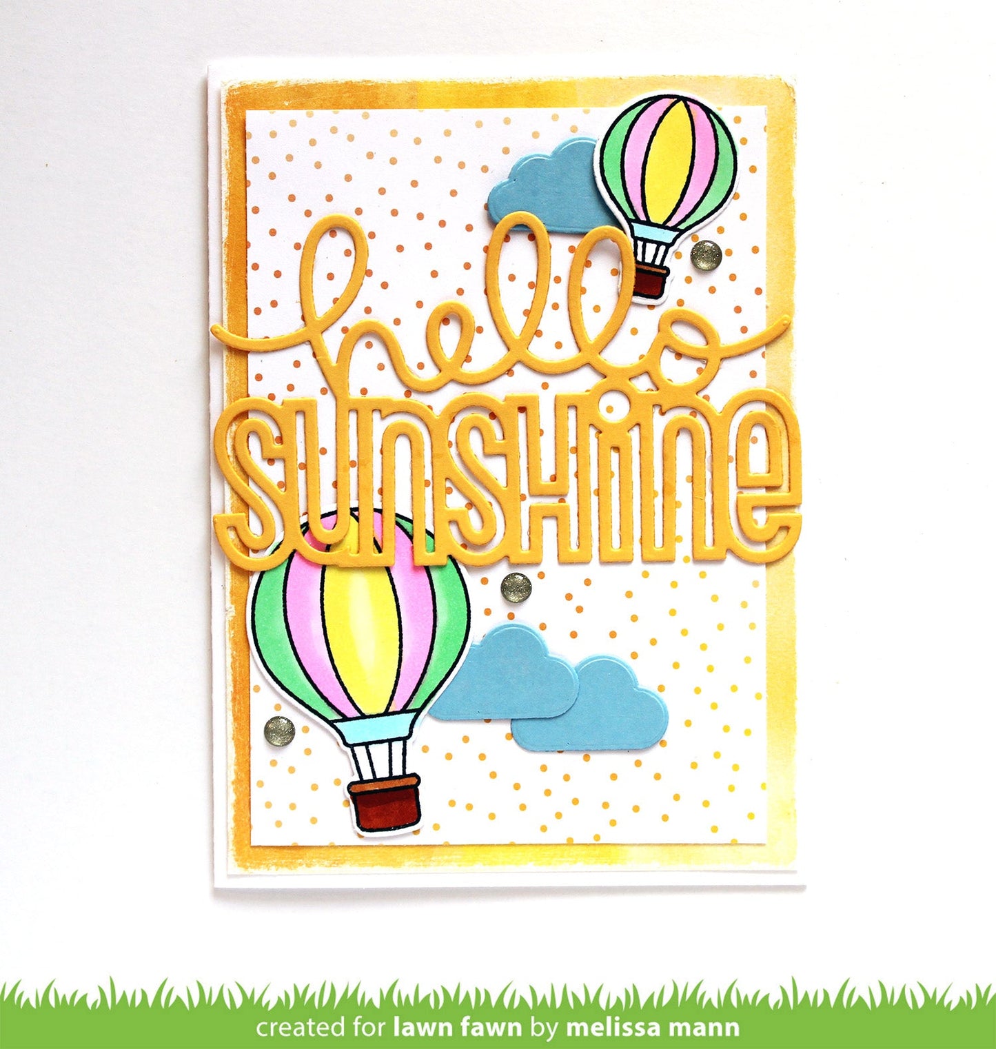 Lawn Fawn - Giant Hello Sunshine