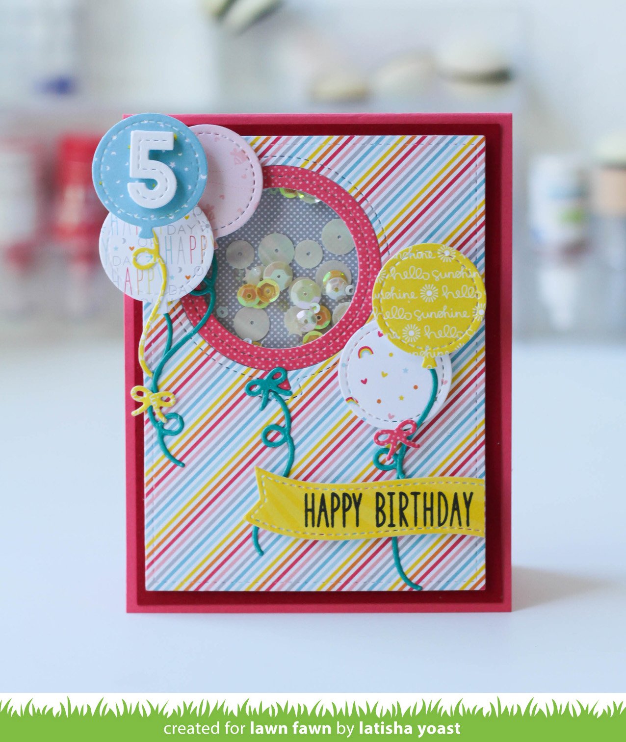 Lawn Fawn - Outside In Stitched Balloon Stackables