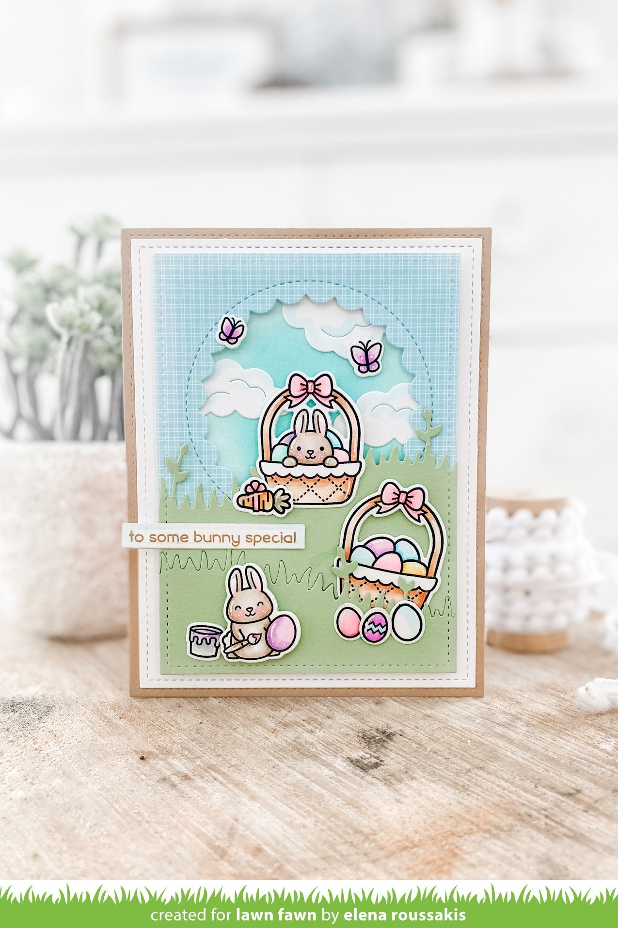 Lawn Fawn - Meadow Backdrop: Portrait