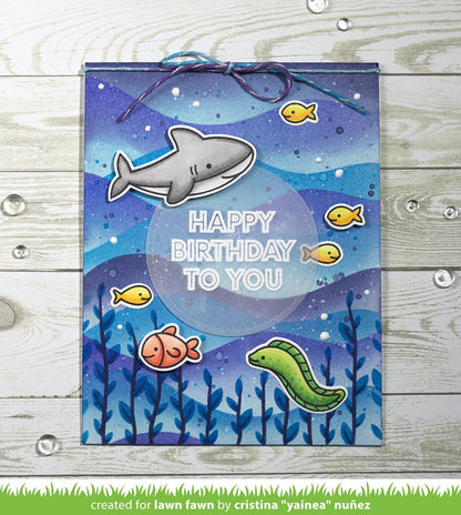 Lawn Fawn - Scene Builder Stencils: Bayou (2pcs)