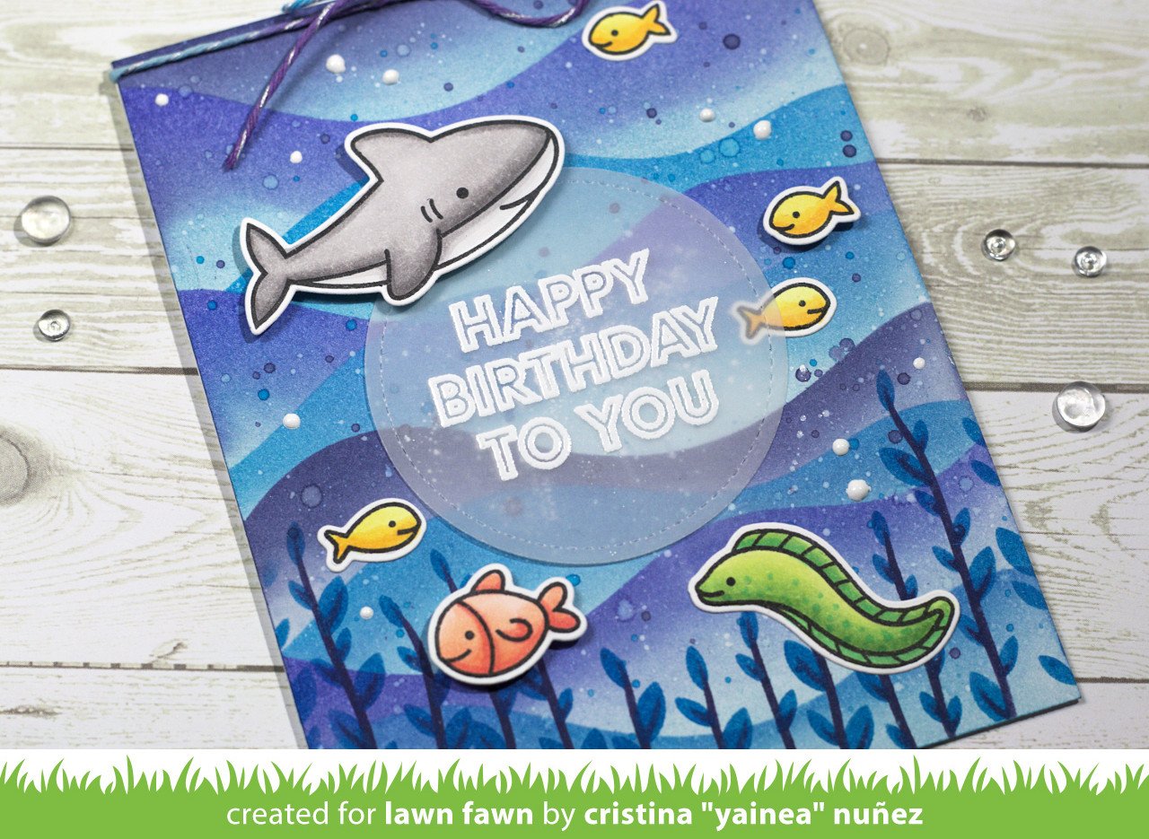 Lawn Fawn - Offset Sayings: Birthday