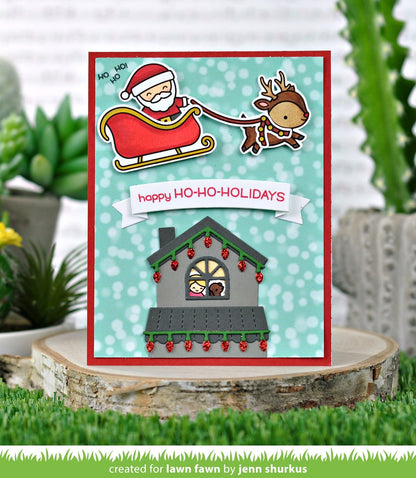 Lawn Fawn - Build-a-House Christmas Add-On