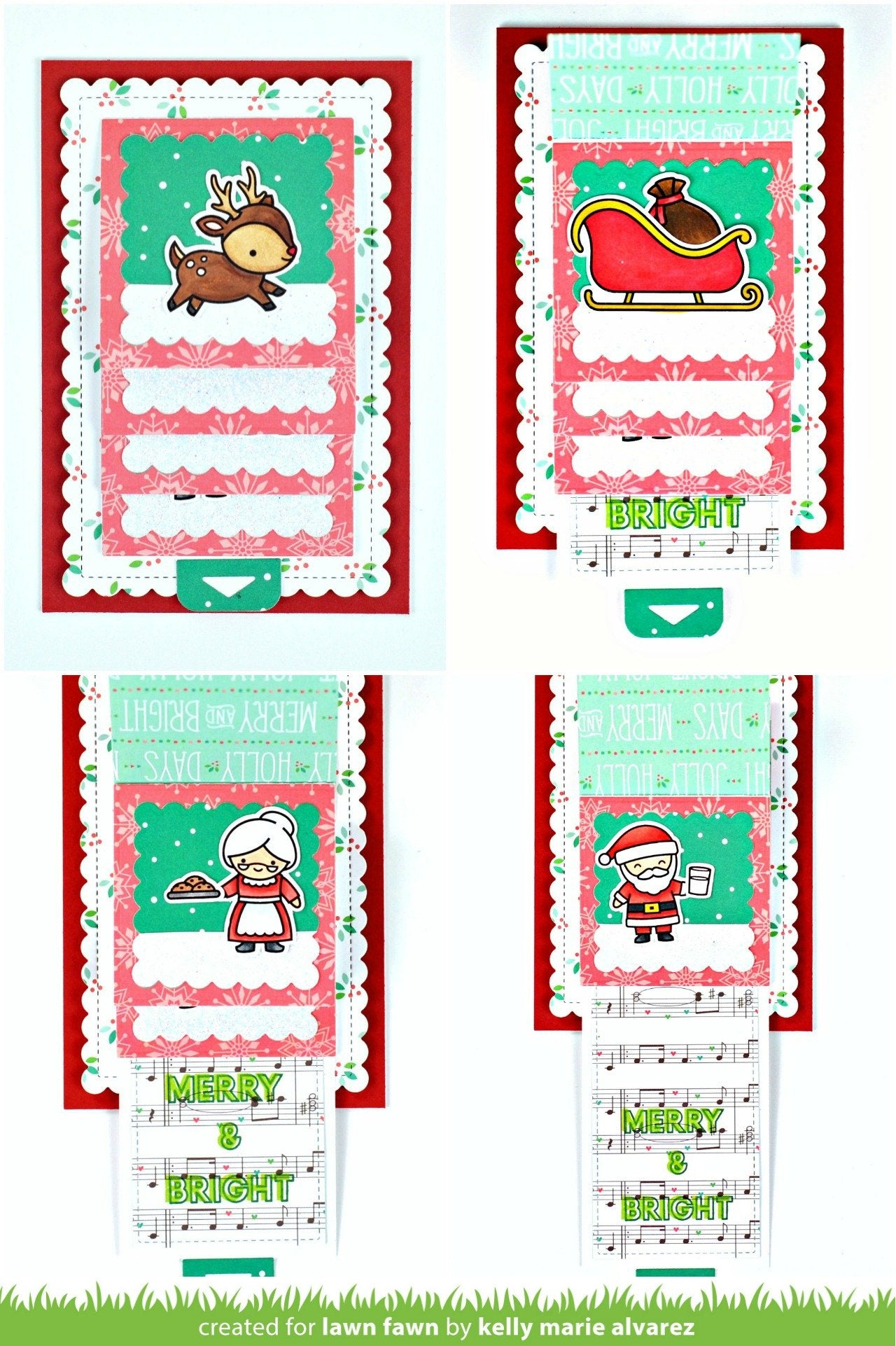 Lawn Fawn - Offset Sayings: Christmas