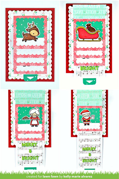 Lawn Fawn - Offset Sayings: Christmas